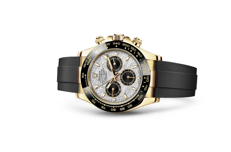 Rolex Cosmograph Daytona Meteorite Dial Yellow Gold Oysterflex Watch 116518LN - Image 2