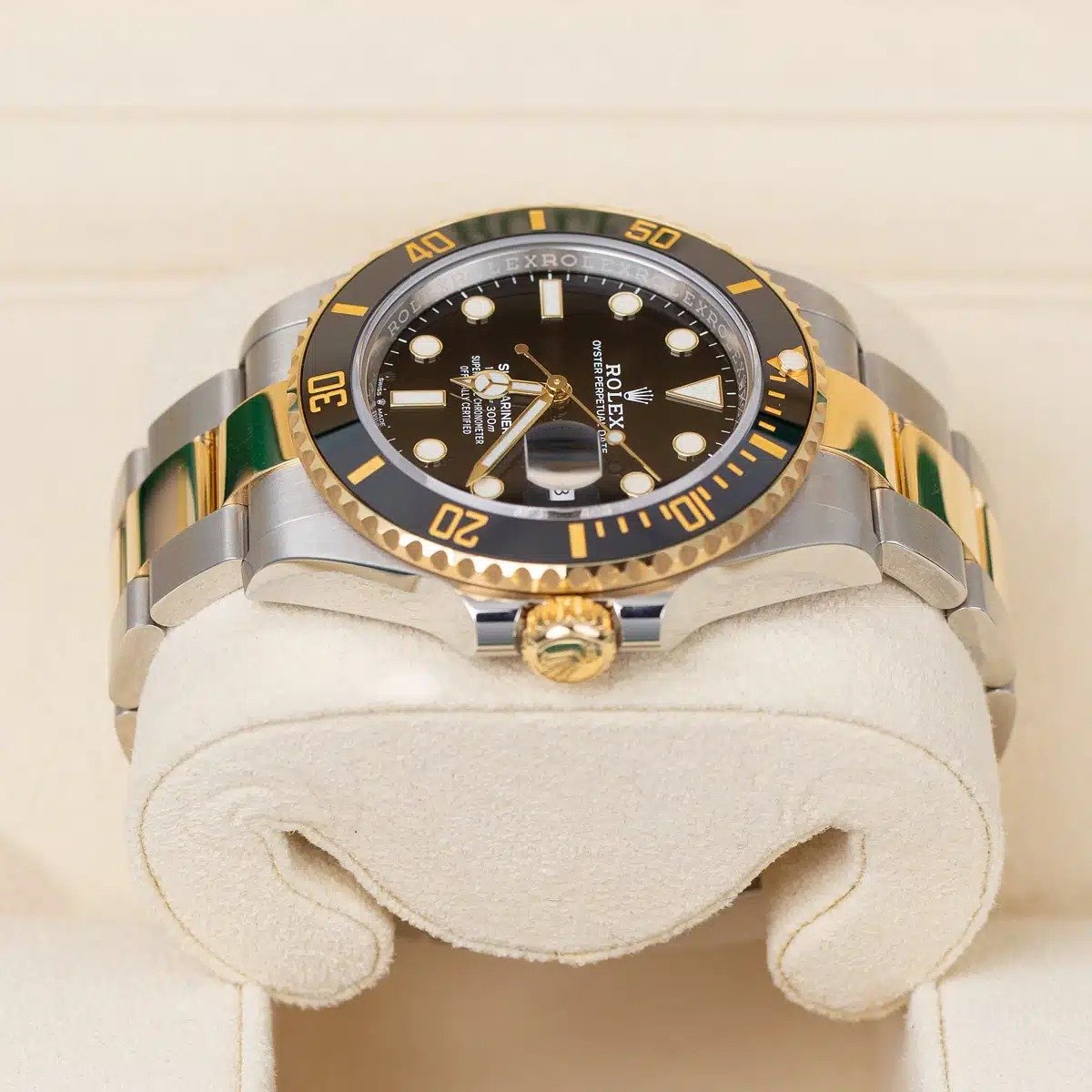 Rolex Submariner Date Two Tone Oyster Bracelet Men's Watch 126613LN - Image 5
