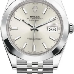 Rolex Datejust 41 Silver Dial Men’s Watch M126300-0004