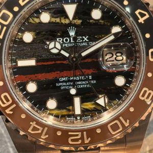 Rolex GMT-Master II 18K Yellow Gold Tiger Eye Dial Jubilee Bracelet