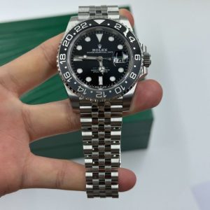 Rolex GMT Master ll Automatic Black Dial Jubilee Bracelet Steel Men’s Watch M126710GRNR-0003