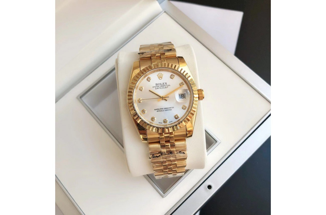 Rolex Datejust 36/28mm RG/RG Jub Sliver/Dial - Image 4