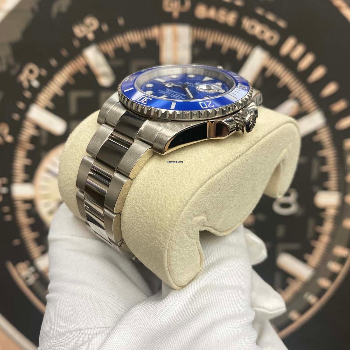 Rolex Submariner Date White Gold Men's Watch 116619LB - Image 9