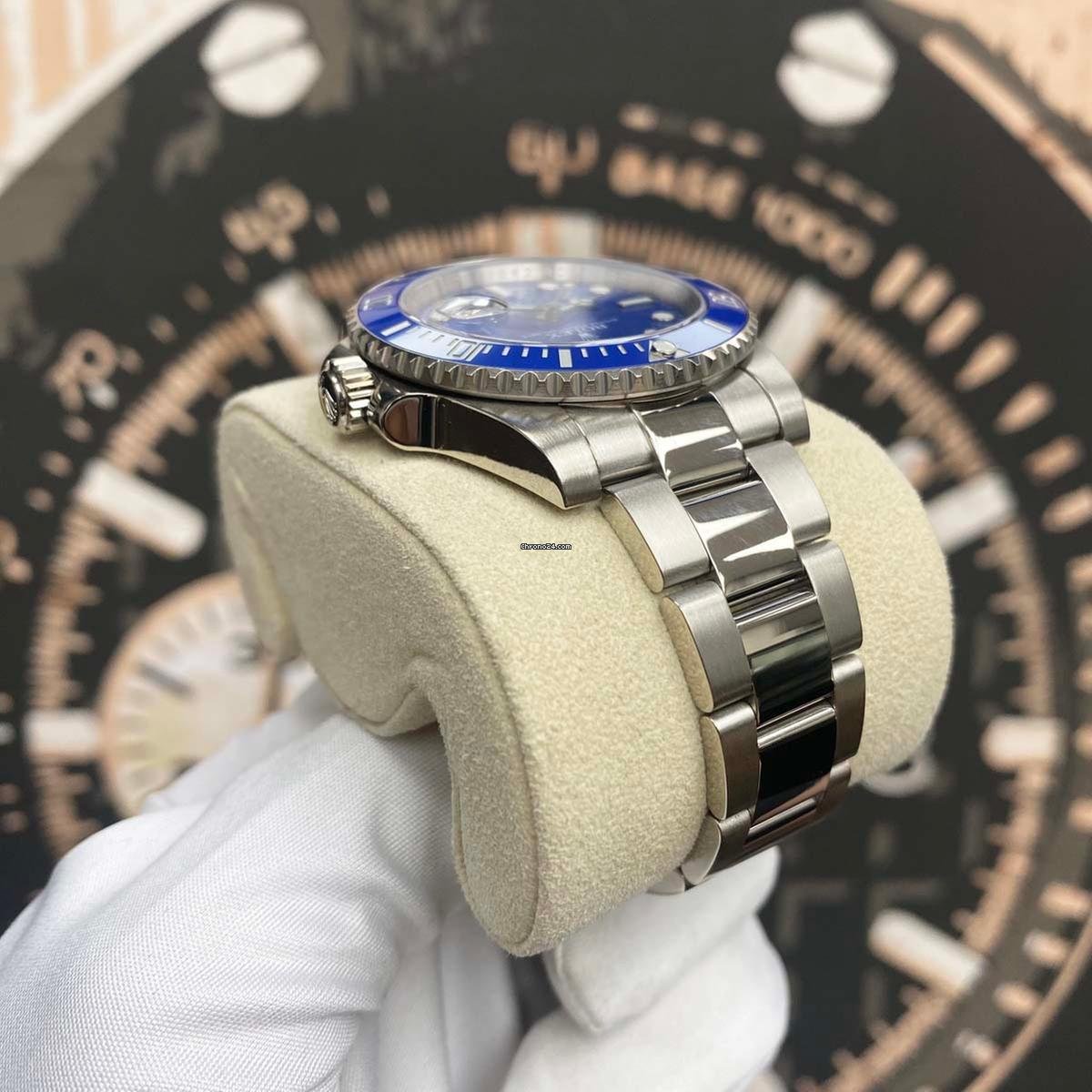 Rolex Submariner Date White Gold Men's Watch 116619LB - Image 10