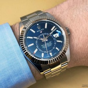 Rolex Sky-Dweller Blue Dial Stainless Steel 326934-0003 Oyster Replica