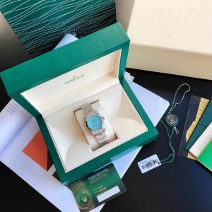Rolex Oyster Perpetual 31/41mm SS/SS Tiffany Blue/Stk