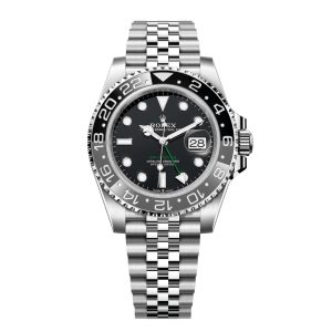 Rolex GMT Master ll Automatic Black Dial Jubilee Bracelet Steel Men’s Watch M126710GRNR-0003