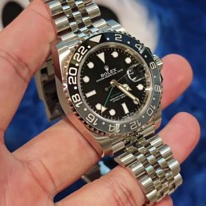 Rolex GMT Master ll Automatic Black Dial Jubilee Bracelet Steel Men’s Watch M126710GRNR-0003
