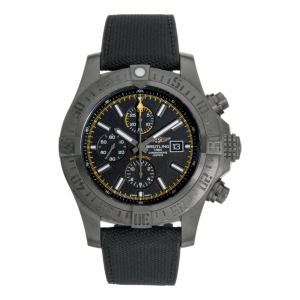 Breitling Super Avenger II Black Steel M133711A/BF30 Replica