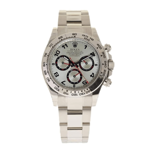 Rolex Daytona 116509 White Gold Silver Dial Replica