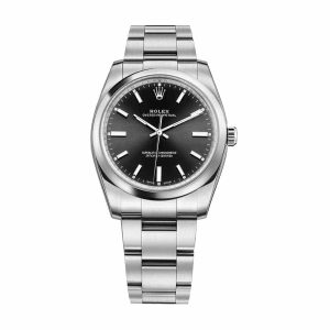 Rolex Air King Oyster Perpetual Automatic Black Dial Ladies 114200 Replica