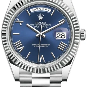 Rolex Day-Date 40 Platinum Blue Dial Men’s Watch M228236-0007