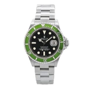 Rolex Submariner Date Kermit Stainless Steel Black Dial 16610LV