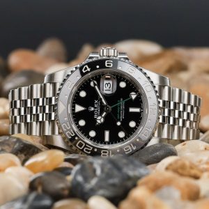 Rolex GMT Master ll Automatic Black Dial Jubilee Bracelet Steel Men’s Watch M126710GRNR-0003