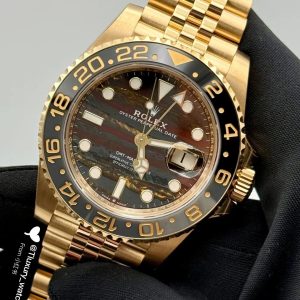 Rolex GMT-Master II 18K Yellow Gold Tiger Eye Dial Jubilee Bracelet