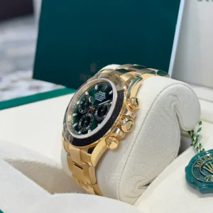 Rolex Cosmograph Daytona Oyster Yellow Gold Green Dial 116508-0013 Replica