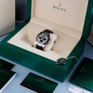 Rolex Daytona White Gold Steel Dial Oysterflex Strap116519ln-0027 Replica